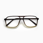 Fly Bold - Double Bridge Gradient Brown Acetate - Geometric