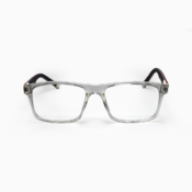 Fly Bold - Transparent Acetate&Red Temple - Square - Image 3