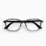 Fly Bold - Transparent&Black Acetate - Oval