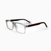 Fly Bold - Transparent Acetate&Red Temple - Square - Image 4