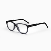 Fly Bold - Transparent Gray Acetate - Oval - Image 4