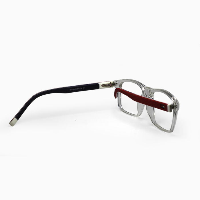 Fly Bold - Transparent Acetate&Red Temple - Square - Image 5