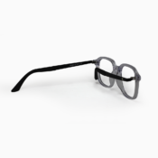 Fly Bold - Transparent&Black Acetate - Oval - Image 5