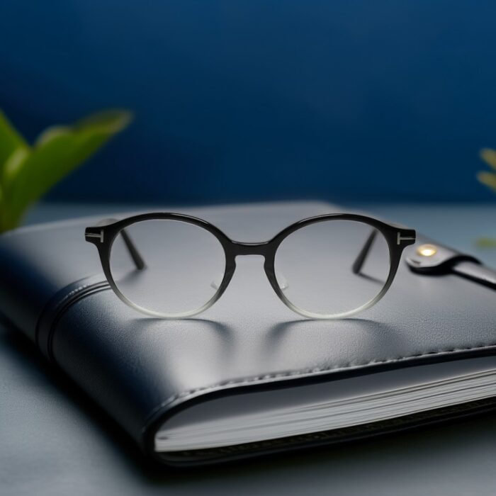 Fly Bold - Gradient Black Acetate - Round - Image 2
