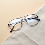 Grid - Double Bridge Blue Metal - Oval - Image 2