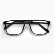 Fly Bold - Double Bridge Black Metal + TR90 - Square