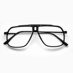 Fly Bold - Double Bridge Black Metal + TR90 - Geometric