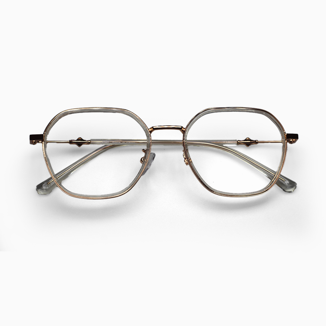 IMAGE-2 - Grid - Gold Metal- Geometric - Image 1