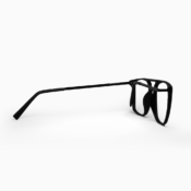 Fly Bold - Double Bridge Black Metal + TR90 - Square - Image 5