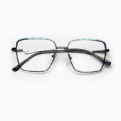 Grid - Gray Metal- Geometric