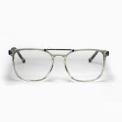 Fly Bold - Double Bridge Transparent Acetate - Round - Image 3