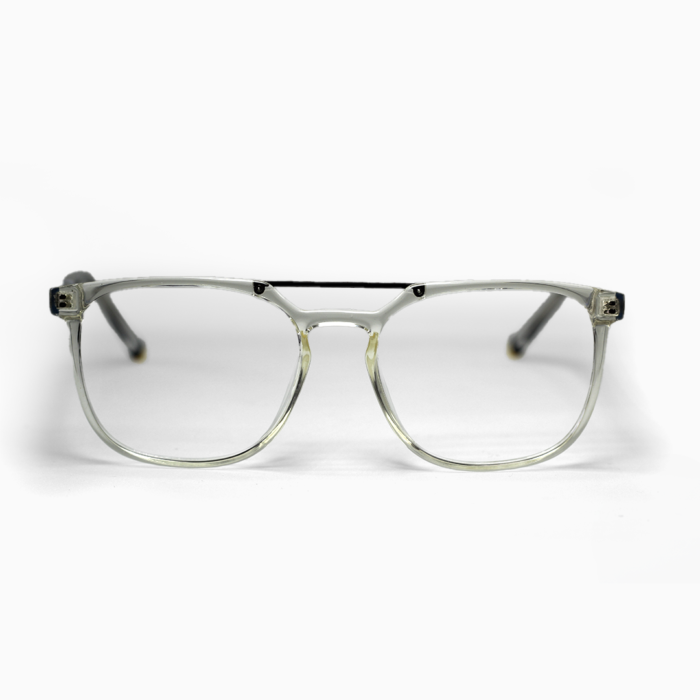 Fly Bold - Double Bridge Transparent Acetate - Round - Image 3