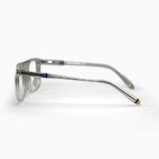 Fly Bold - Double Bridge Transparent Acetate - Round - Image 4