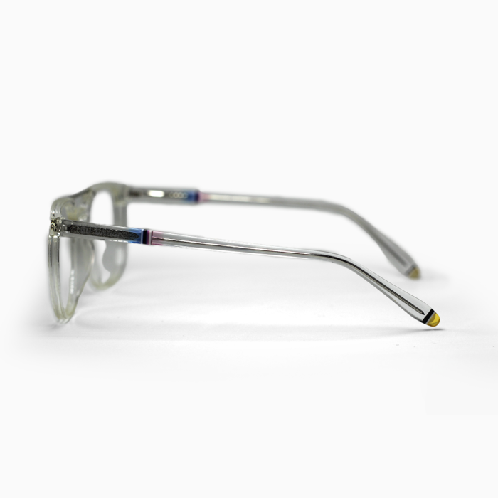 Fly Bold - Double Bridge Transparent Acetate - Round - Image 4