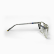 Fly Bold - Double Bridge Transparent Acetate - Round - Image 5