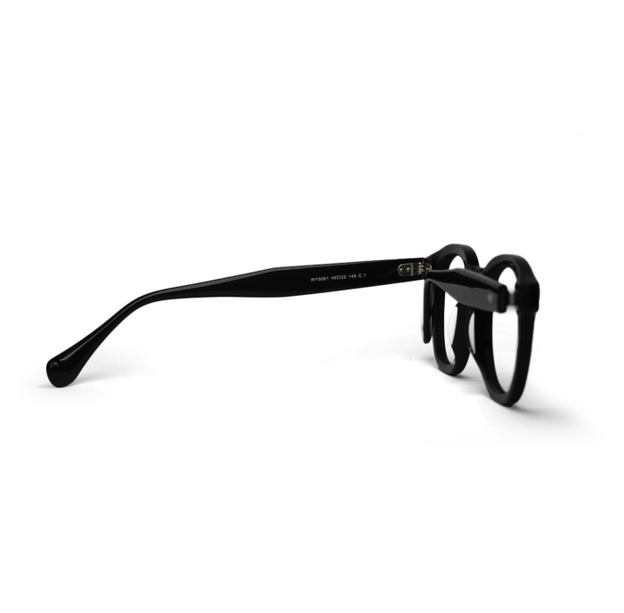Fly Bold - Black Acetate - Round - Image 5