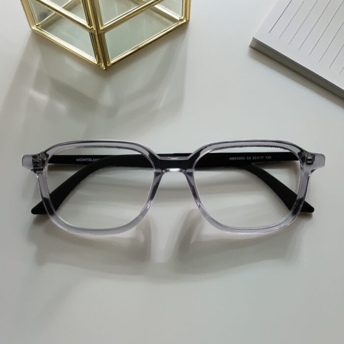 Fly Bold - Transparent&Black Acetate - Oval - Image 2